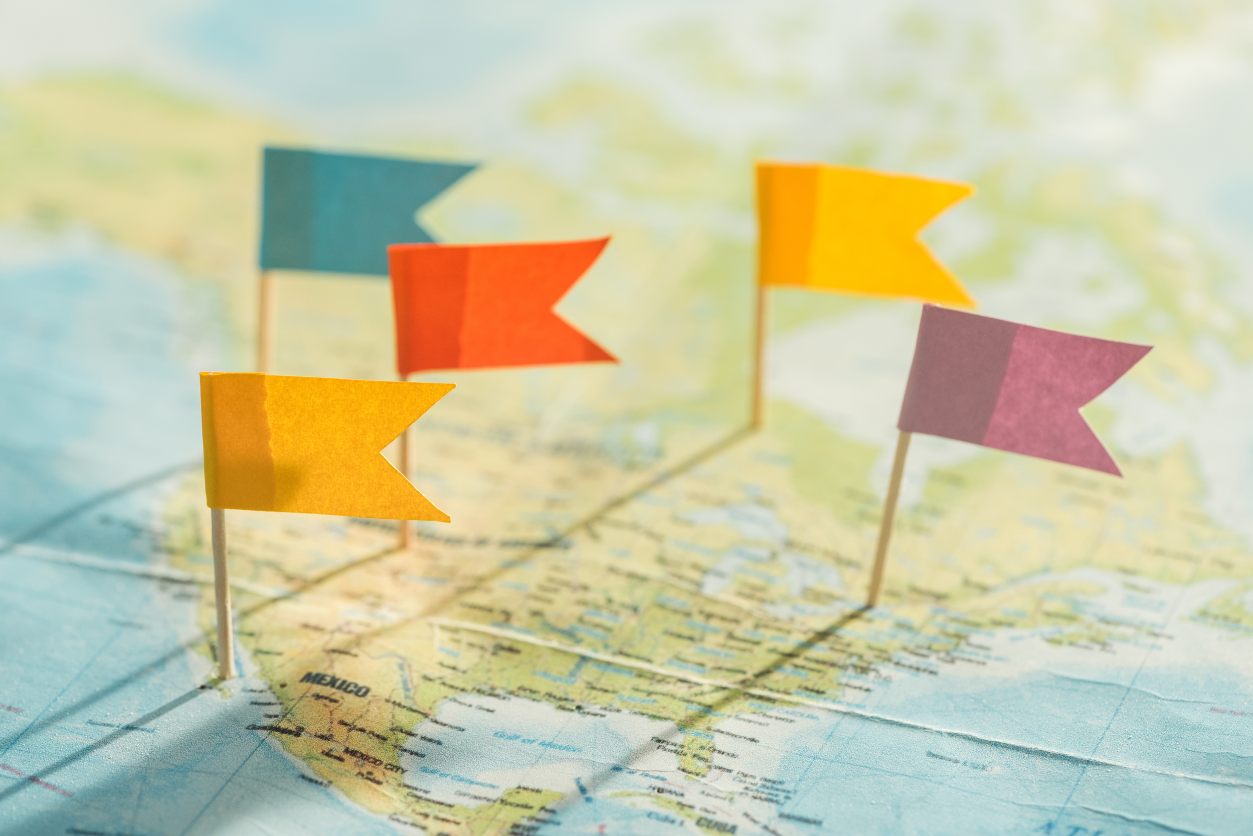 Map With Flags NFP Tour Operators And Travel Agents Insurance Ireland